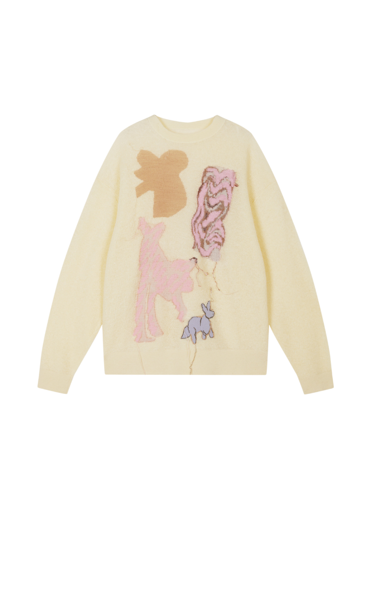 Sweater / JNBY Oversized Chic Cat Sweater