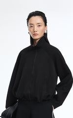 Sweater / JNBY Oversized Cotton Blend Raglan Sleeve Cardigan