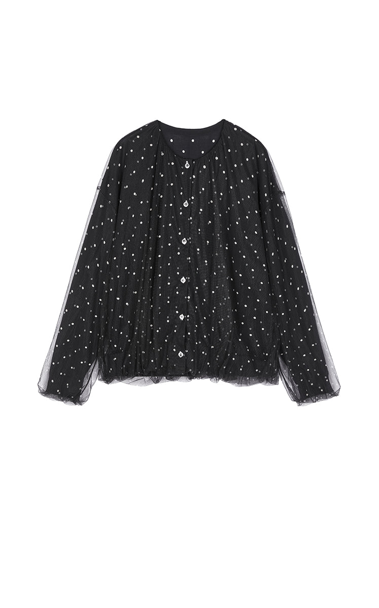 Sweater / JNBY Oversized O-line Mid-length Cardigan