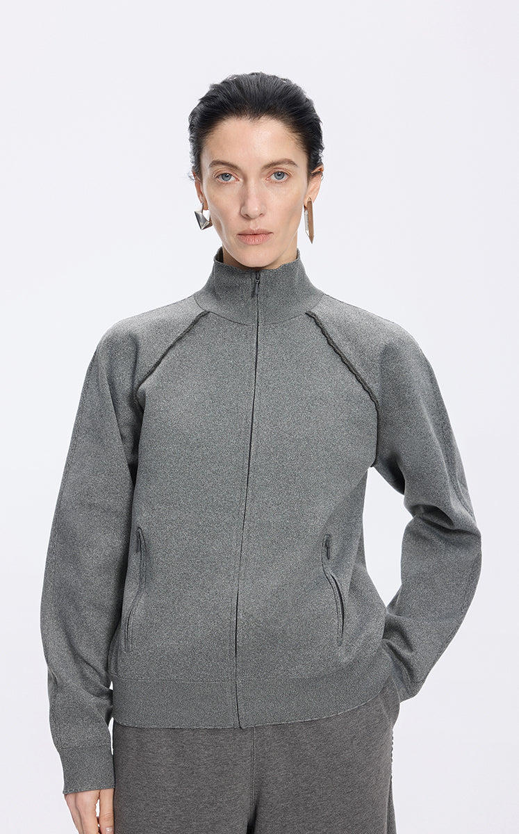 Sweater / JNBY Raglan T-Shape Mid-Length Cardigan