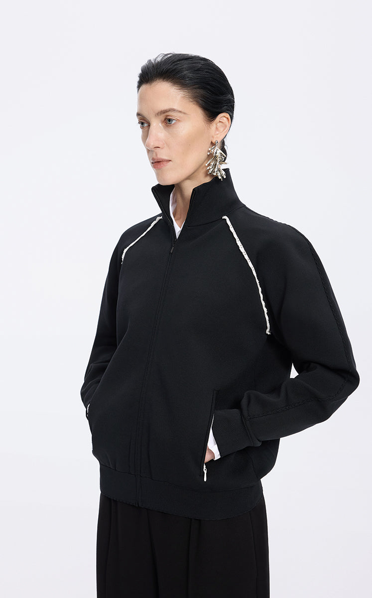 Sweater / JNBY Raglan T-Shape Mid-Length Cardigan