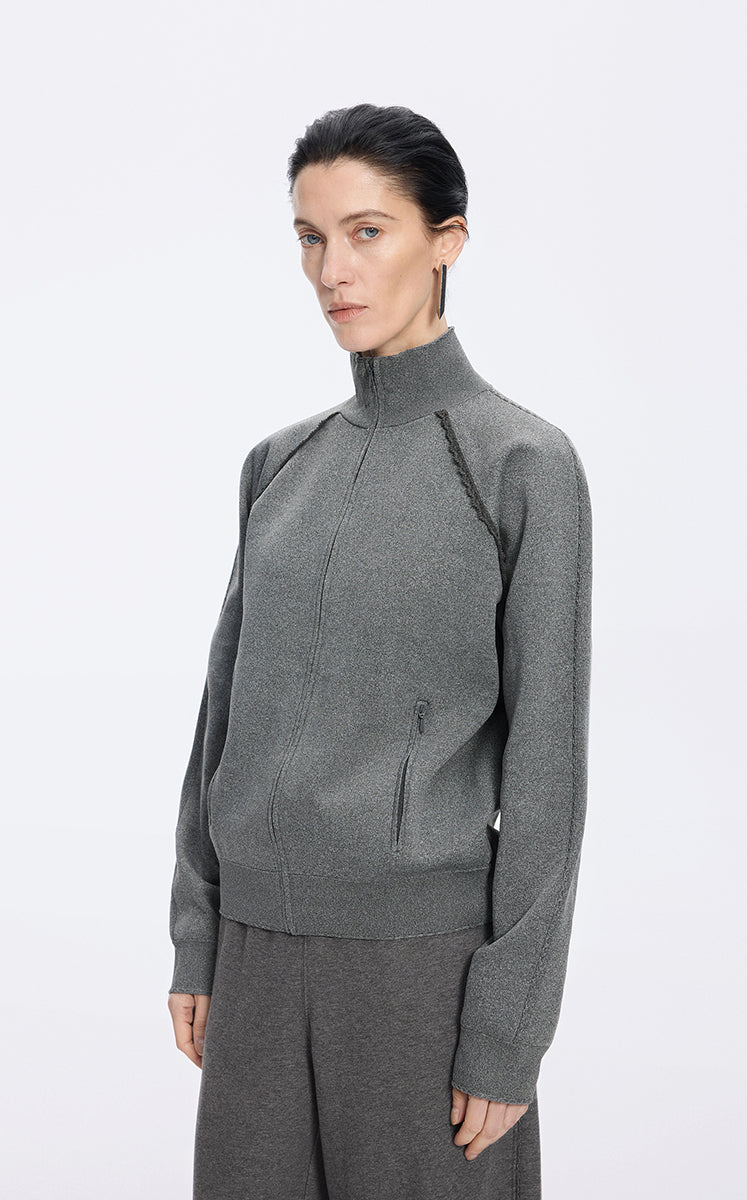 Sweater / JNBY Raglan T-Shape Mid-Length Cardigan