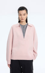 Sweater / JNBY Wool Blend Polo Neck Pullover