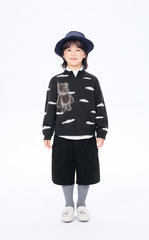 Sweater / jnby by JNBY Bear Postman Wool Blend Cardigan