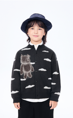 Sweater / jnby by JNBY Bear Postman Wool Blend Cardigan