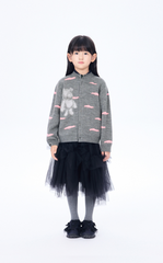 Sweater / jnby by JNBY Bear Postman Wool Blend Cardigan