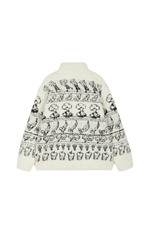 Sweater / jnby by JNBY Icelandic Pattern Alpaca Blend Cardigan