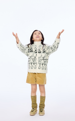 Sweater / jnby by JNBY Icelandic Pattern Alpaca Blend Cardigan