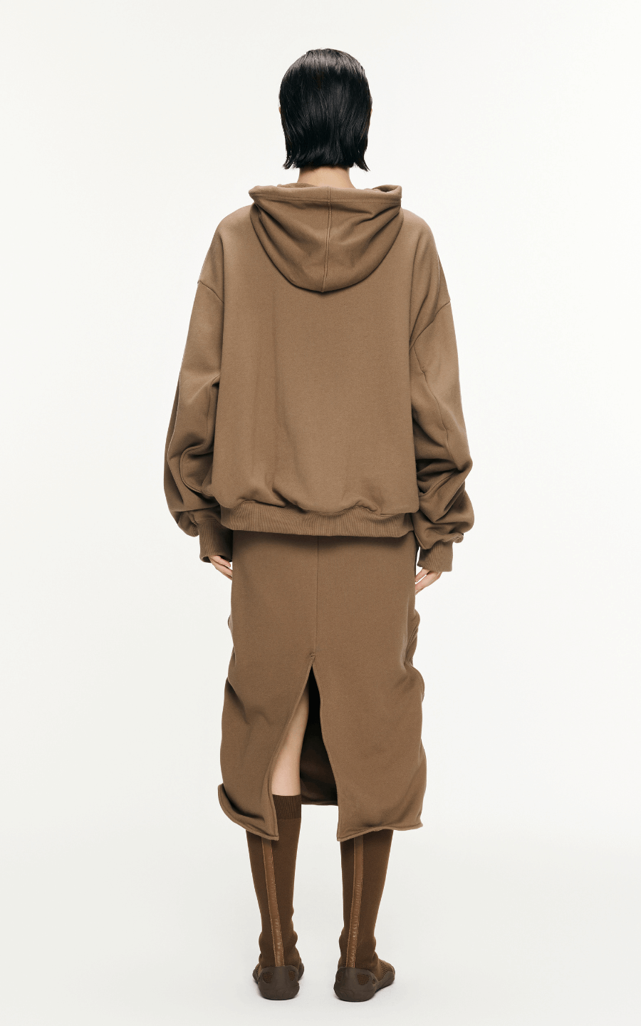 Sweatshirt / JNBY Drawstring Aluminum Wire  Cotton Hooded Pullover