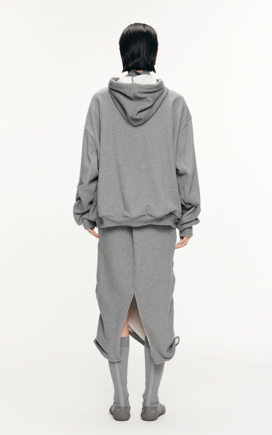 Sweatshirt / JNBY Drawstring Aluminum Wire  Cotton Hooded Pullover