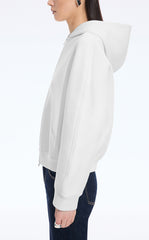 Sweatshirt / JNBY O-Shape Zip Cotton-Blend Hoodie