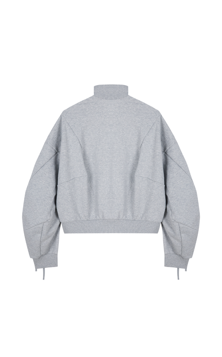 Sweatshirt / JNBY Relaxed Cotton Fleece Zip-Up Hoodie