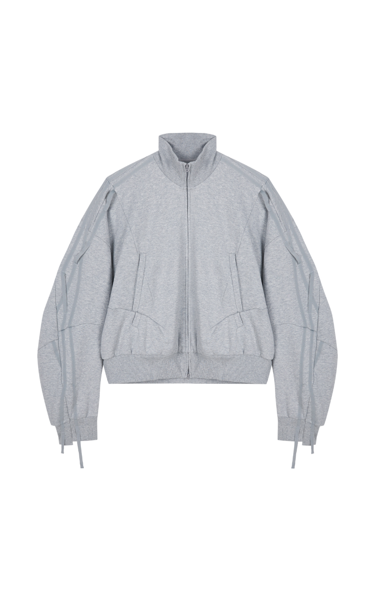 Sweatshirt / JNBY Relaxed Cotton Fleece Zip-Up Hoodie