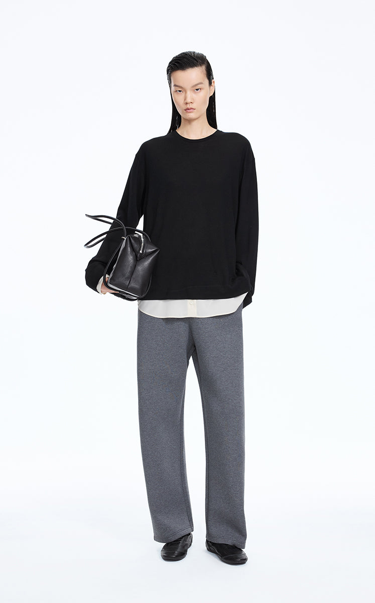 Sweatshirt / JNBY Relaxed skin-friendly Layered Pullover
