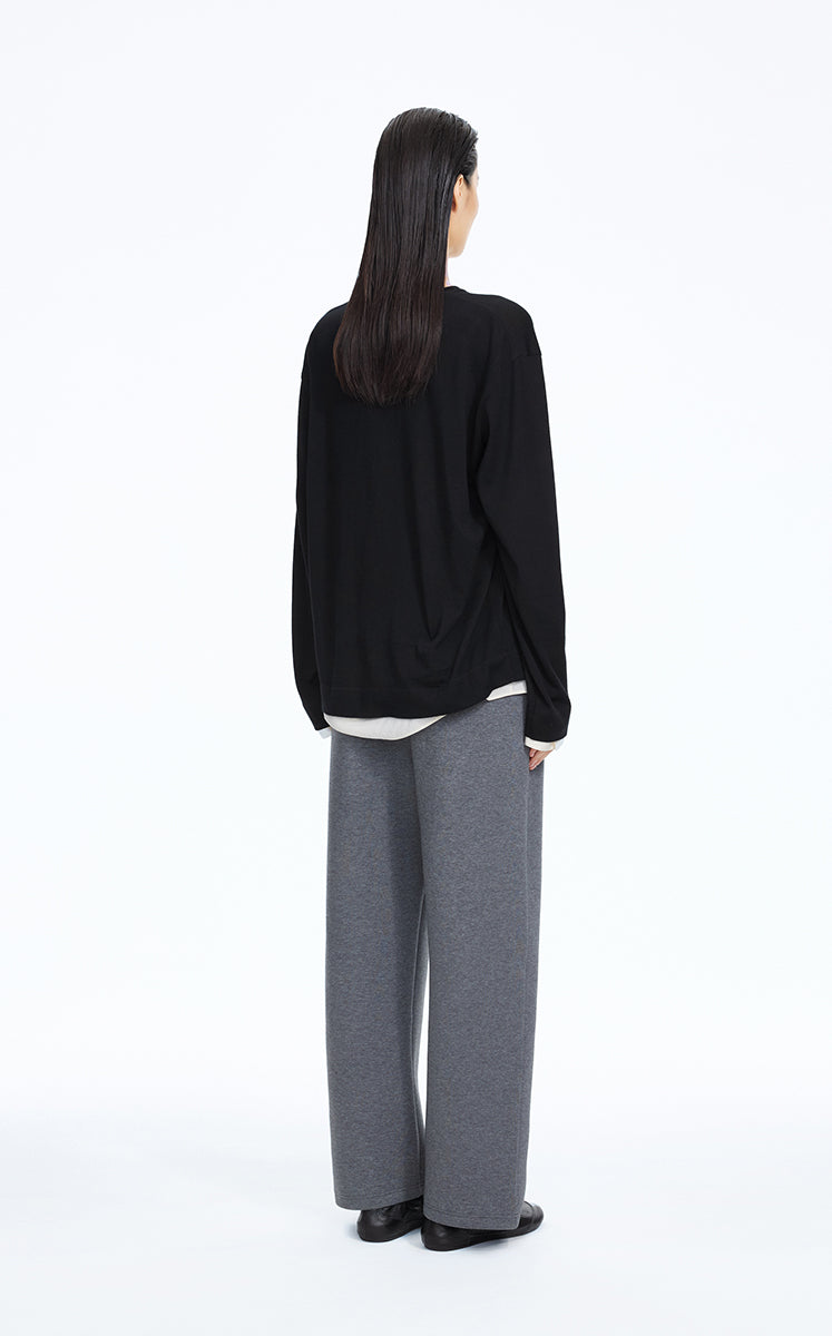 Sweatshirt / JNBY Relaxed skin-friendly Layered Pullover