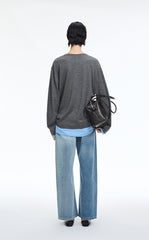 Sweatshirt / JNBY Relaxed skin-friendly Layered Pullover
