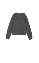 Sweatshirt / JNBY Wool-Blend Relaxed Zip Hoodie
