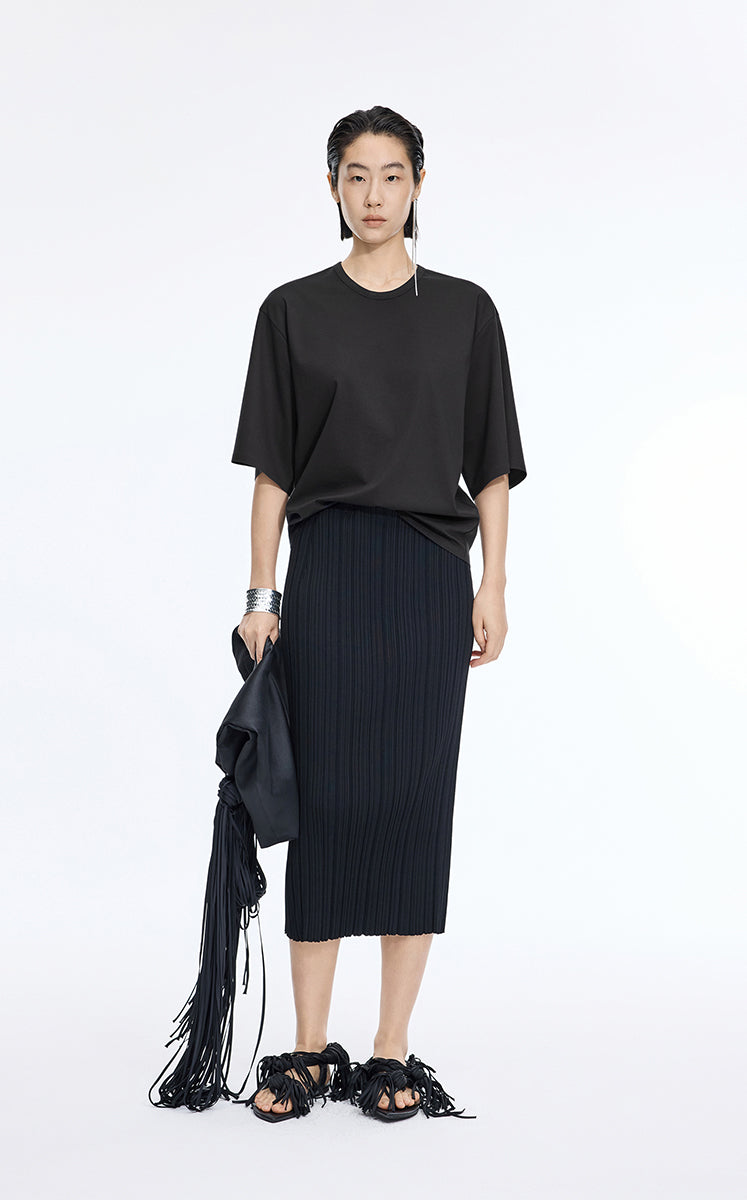 T-Shirt / JNBY Bonded Blend Short Sleeve T-Shirt