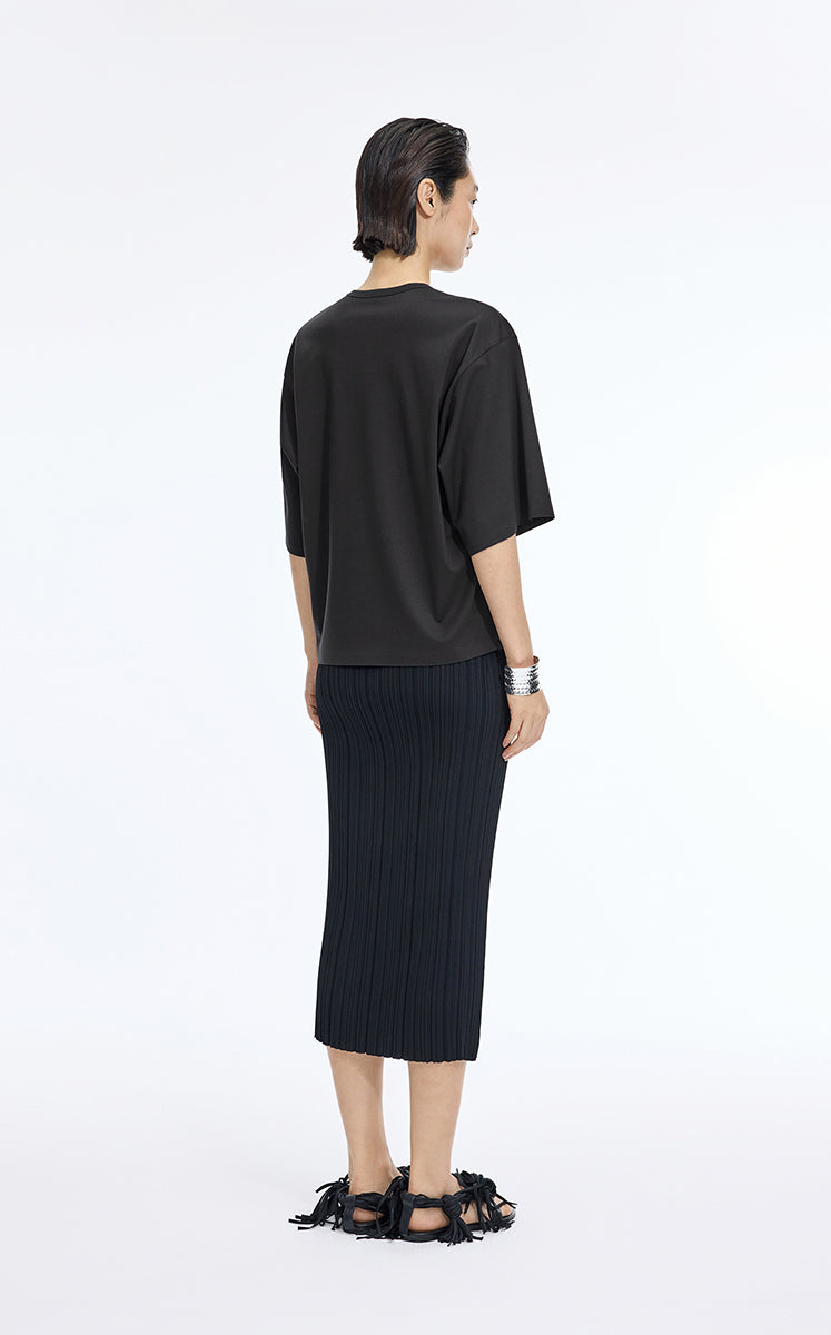 T-Shirt / JNBY Bonded Blend Short Sleeve T-Shirt