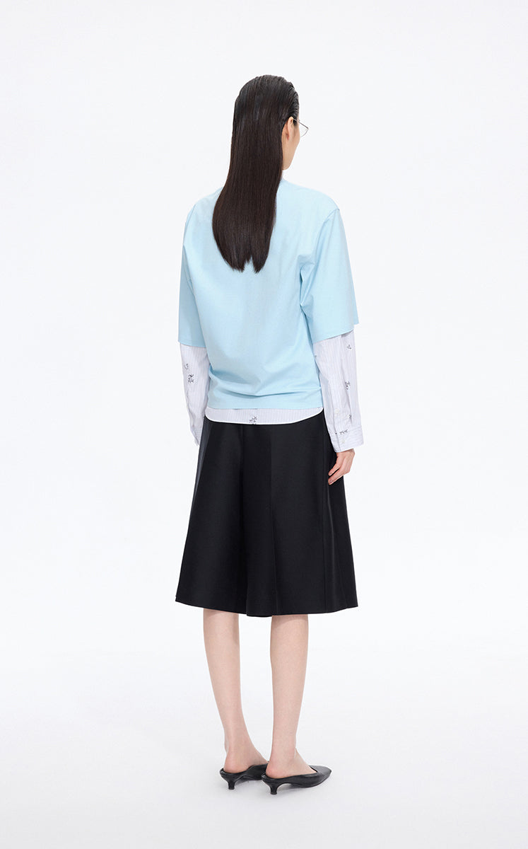 T-Shirt / JNBY Bonded Blend Short Sleeve T-Shirt