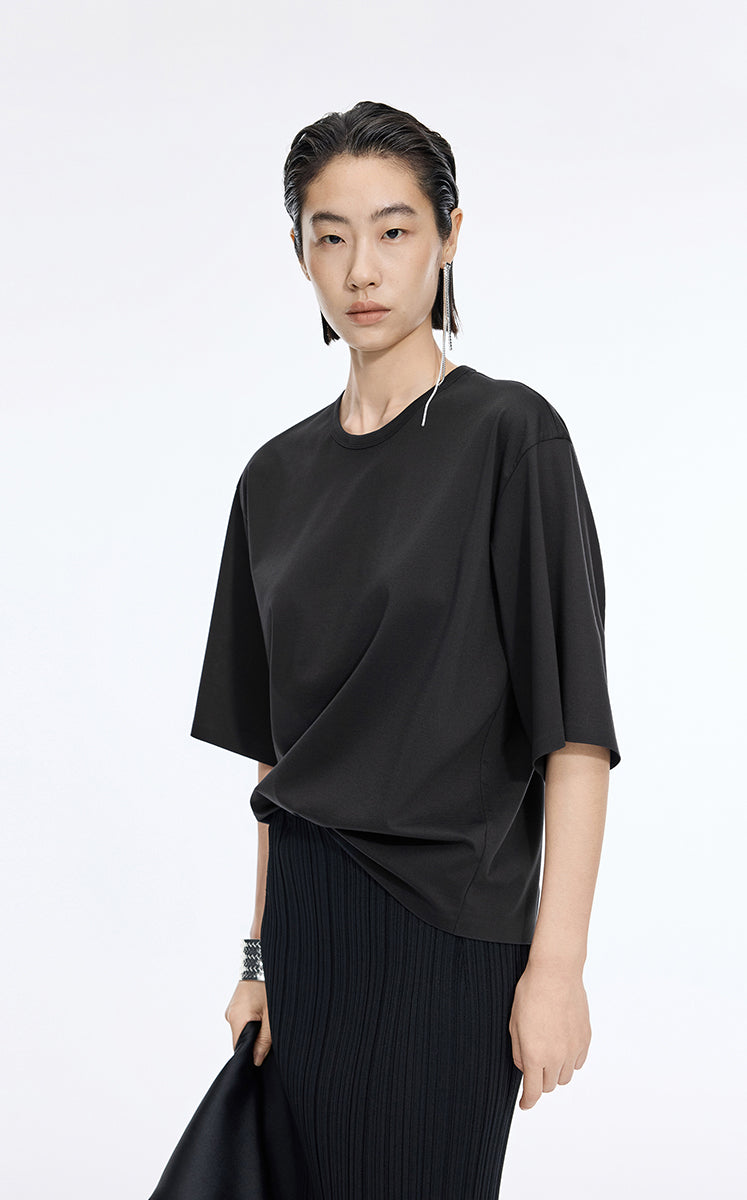 T-Shirt / JNBY Bonded Blend Short Sleeve T-Shirt