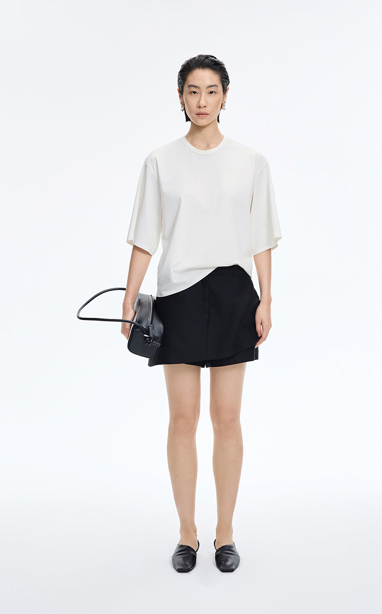 T-Shirt / JNBY Bonded Blend Short Sleeve T-Shirt