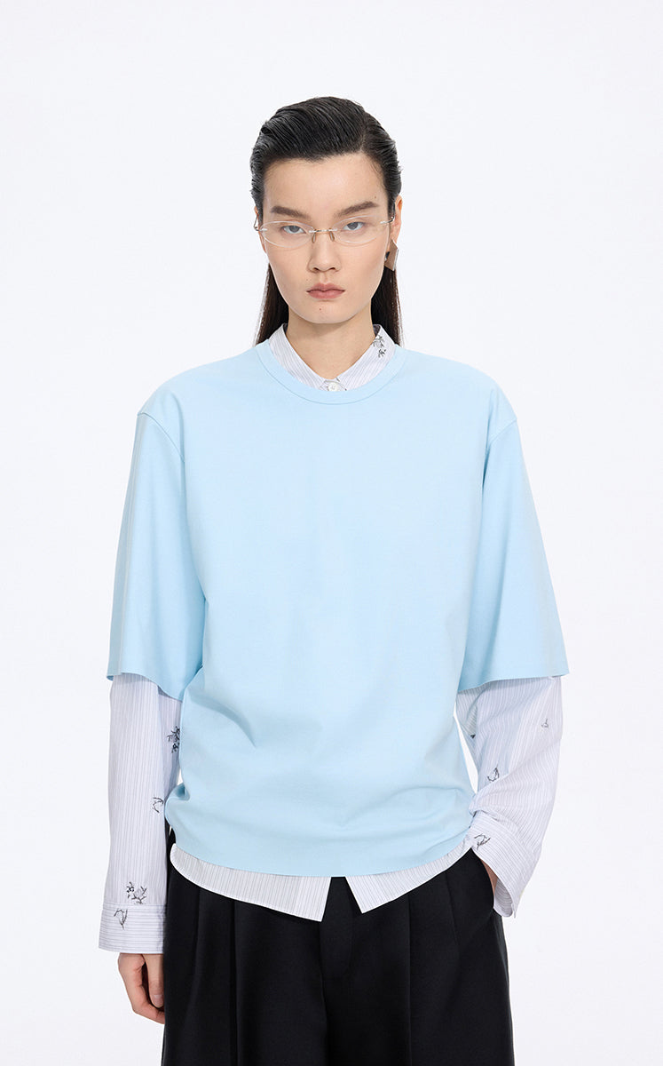 T-Shirt / JNBY Bonded Blend Short Sleeve T-Shirt