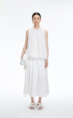 T-Shirt / JNBY Drawstring Collar Cotton T-Shirt