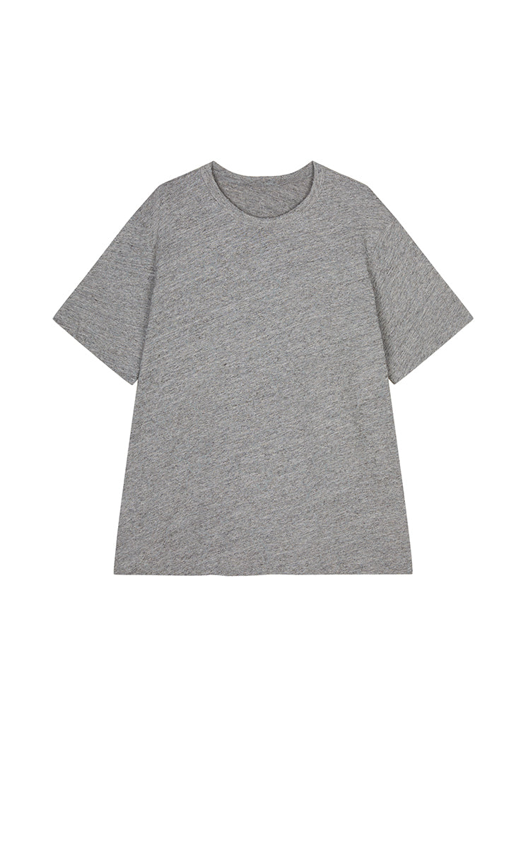 T-Shirt / JNBY Flocked Floral Cotton T-Shirt