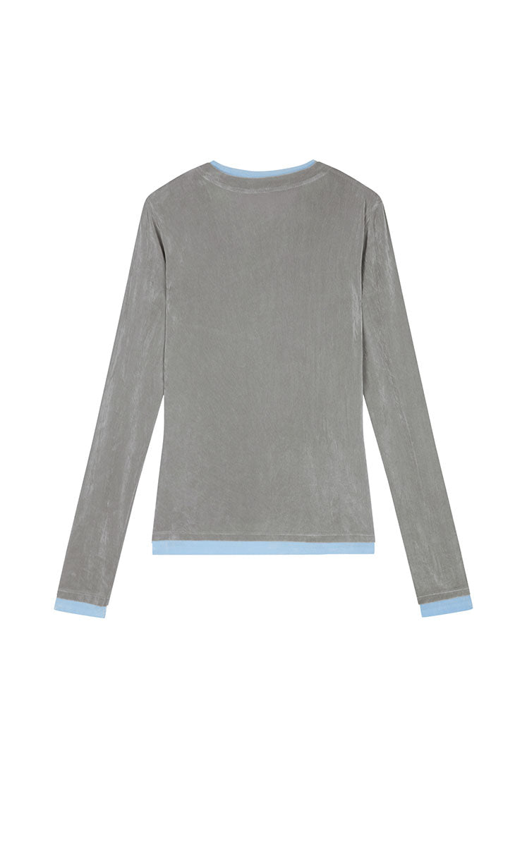 T-Shirt / JNBY Flocked Mesh Layered Tee