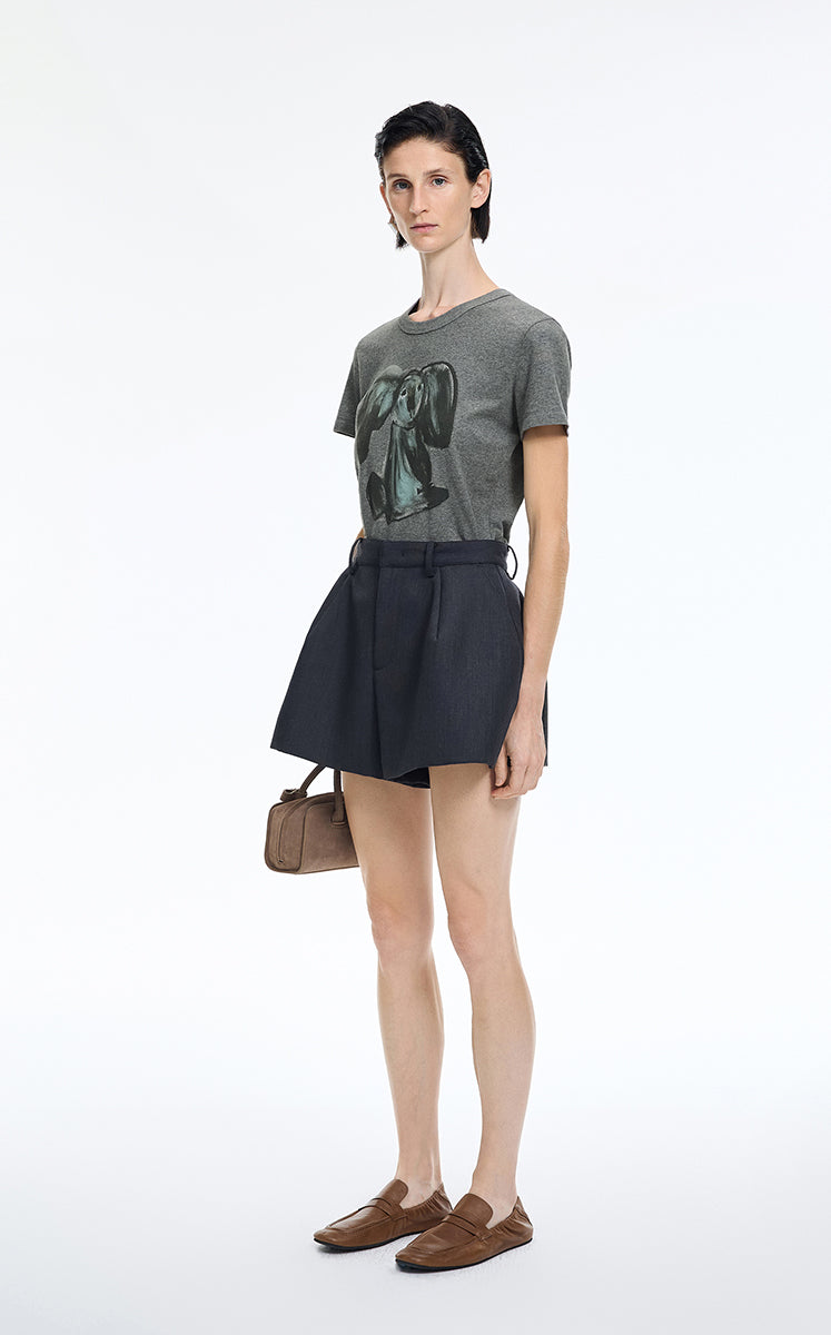 T-Shirt / JNBY Hand-Drawn Graphic Cotton T-Shirt