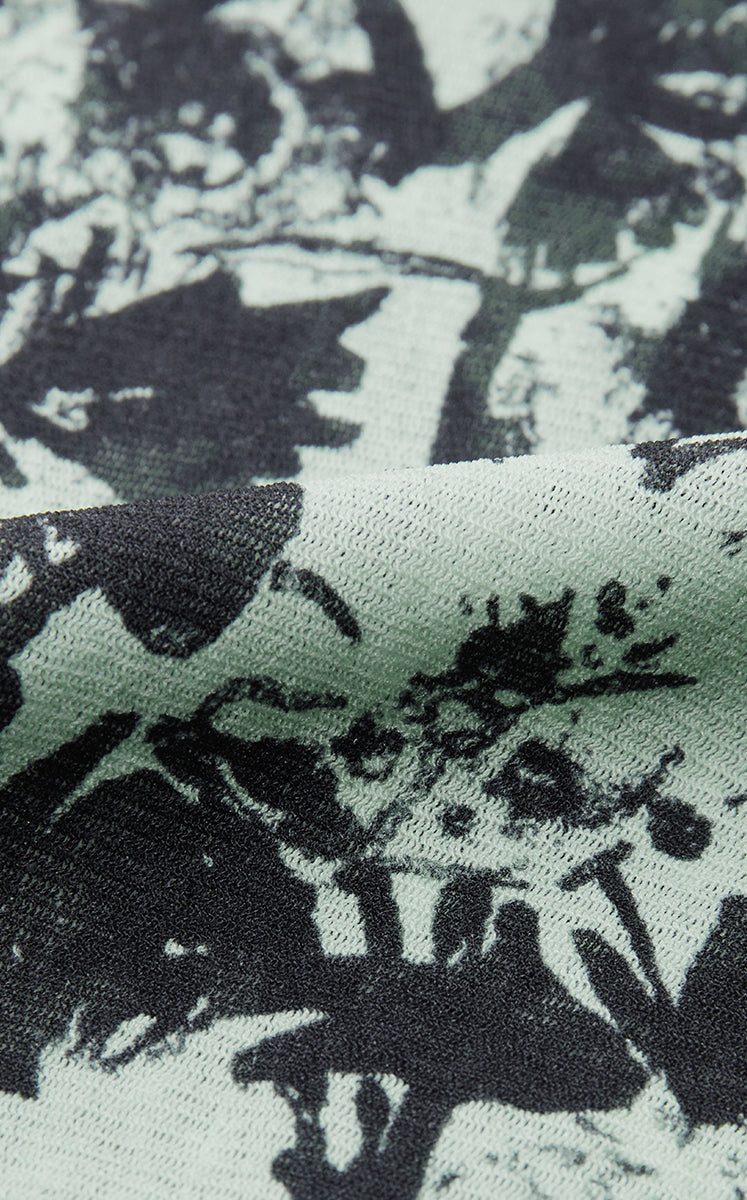 T-Shirt / JNBY Watercolor Floral Mesh T-Shirt