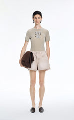 T-Shirt / JNBY X-Shaped Dog Graphic Fitted T-Shirt