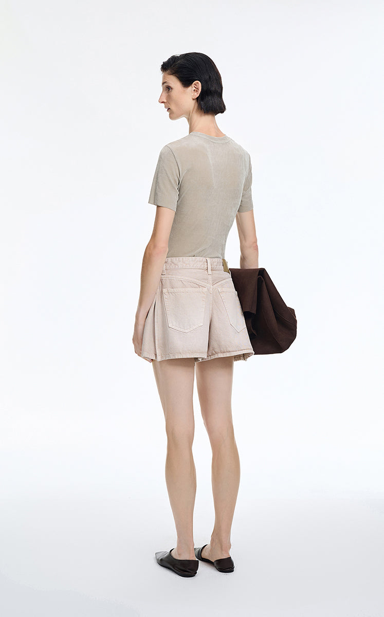 T-Shirt / JNBY X-Shaped Dog Graphic Fitted T-Shirt