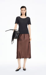 T-Shirt / JNBY Cashmere Blend Waffle Knit T-Shirt