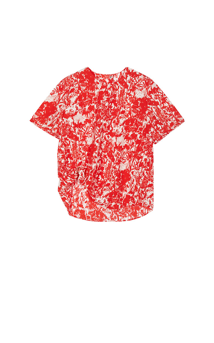 T-Shirt / JNBY Floral Cotton Relaxed T-Shirt