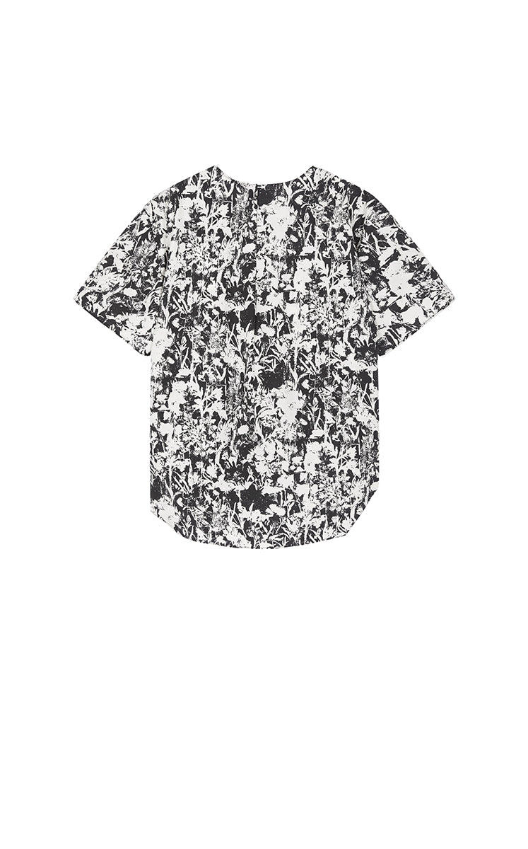 T-Shirt / JNBY Floral Cotton Relaxed T-Shirt