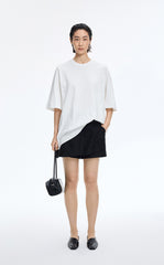 T-Shirt / JNBY Oversized Cotton Short Sleeve T-Shirt