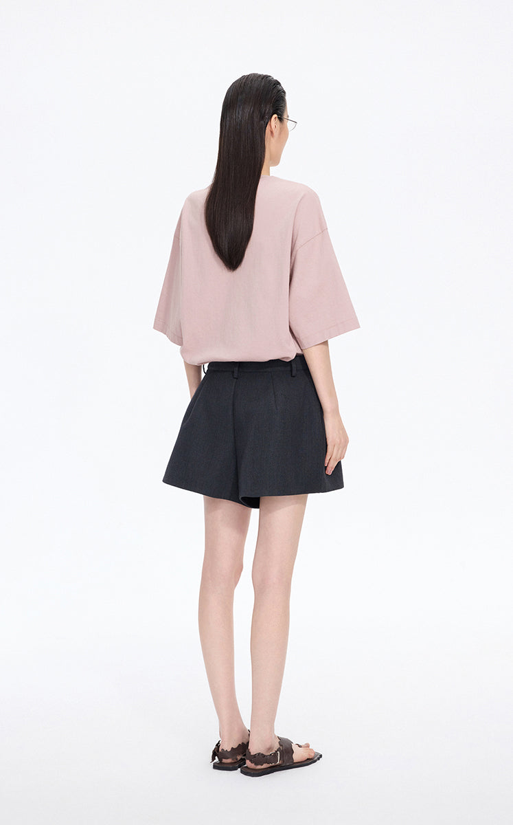 T-Shirt / JNBY Oversized Cotton Short Sleeve T-Shirt