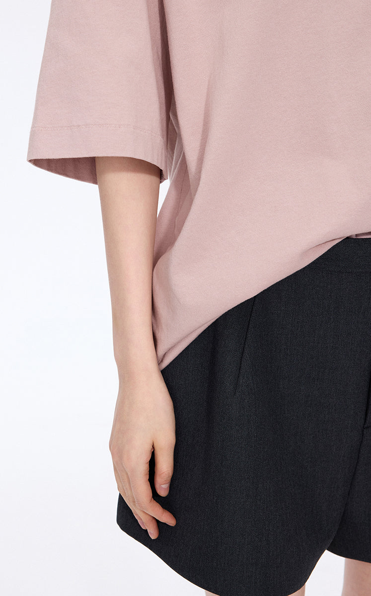 T-Shirt / JNBY Oversized Cotton Short Sleeve T-Shirt