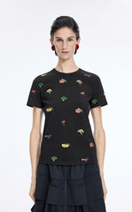 T-Shirt / JNBY Vegetable Graphic Cotton T-Shirt
