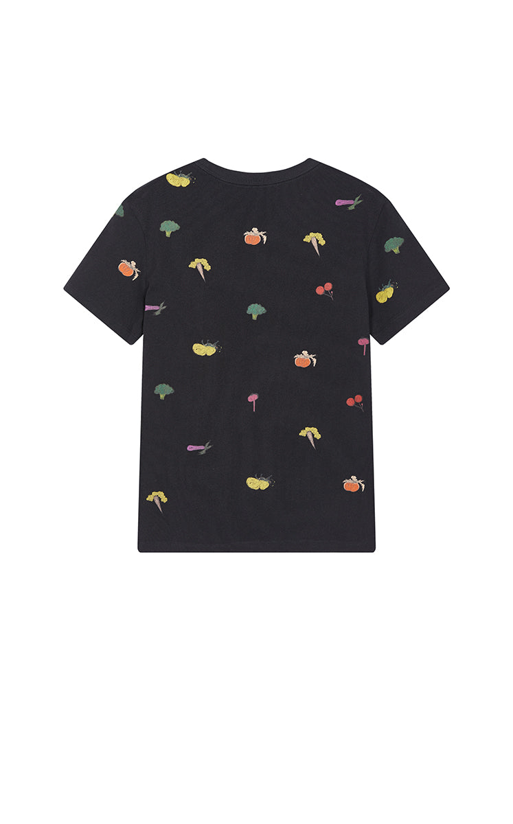 T-Shirt / JNBY Vegetable Graphic Cotton T-Shirt