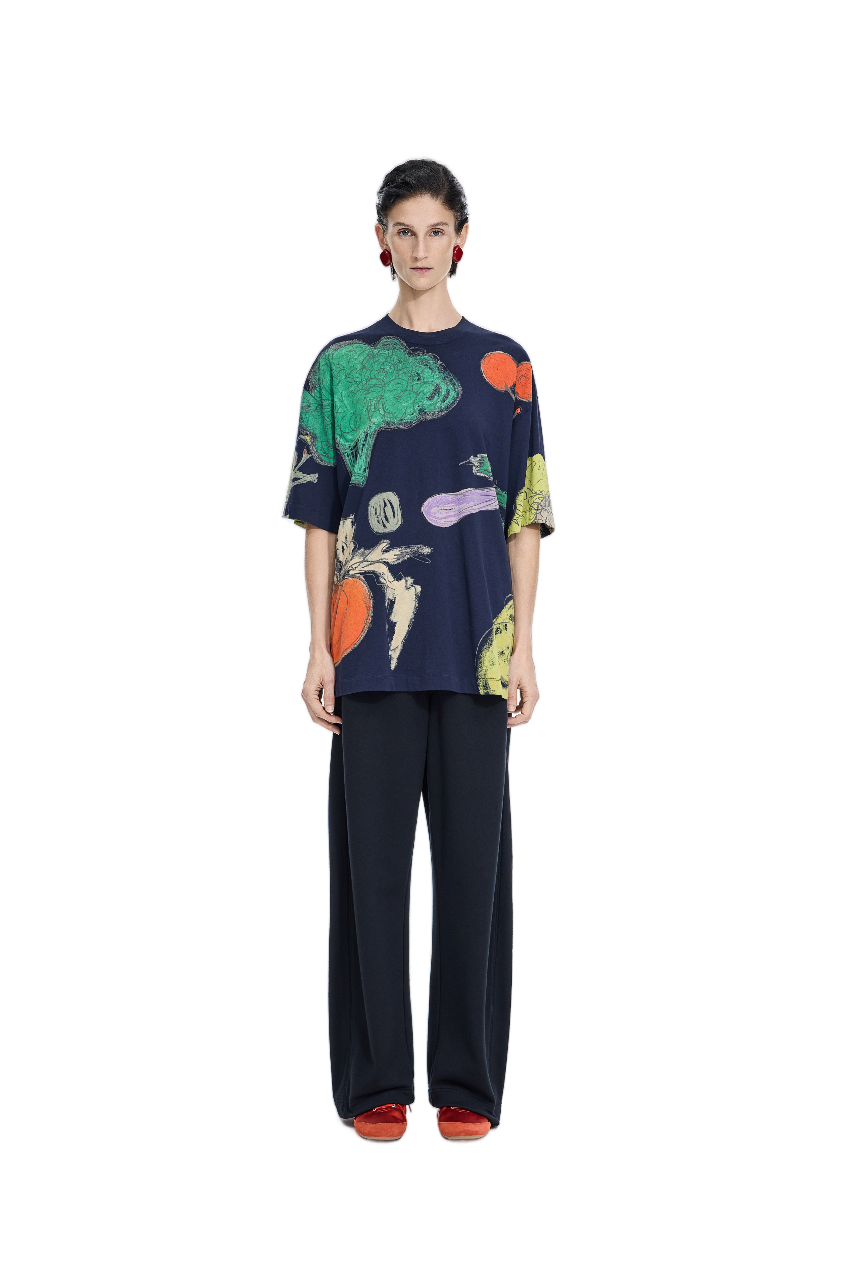 T-Shirt / JNBY Vegetable Graphic Cotton T-Shirt