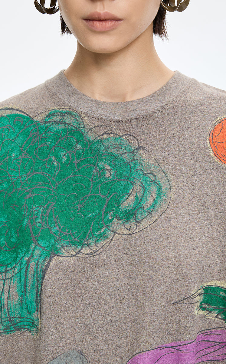 T-Shirt / JNBY Vegetable Graphic Cotton T-Shirt