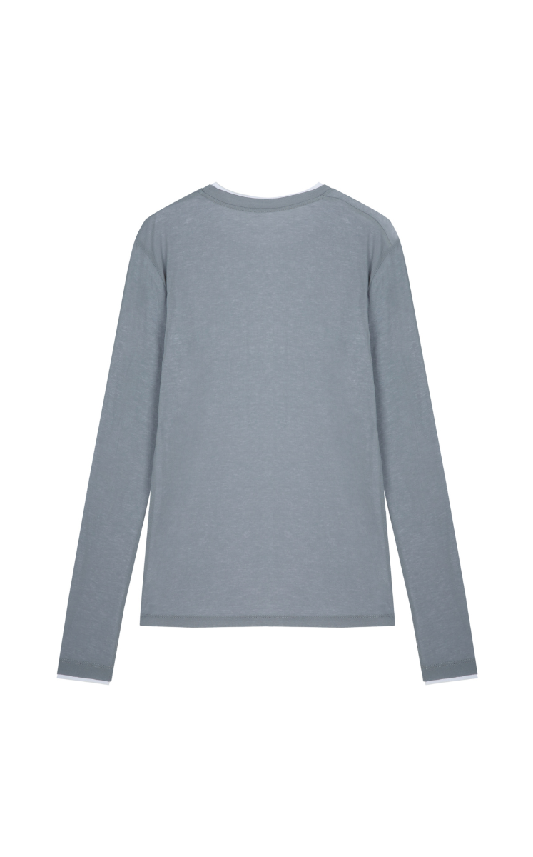 T-shirt /JNBY Layered Long Sleeve T-Shirt