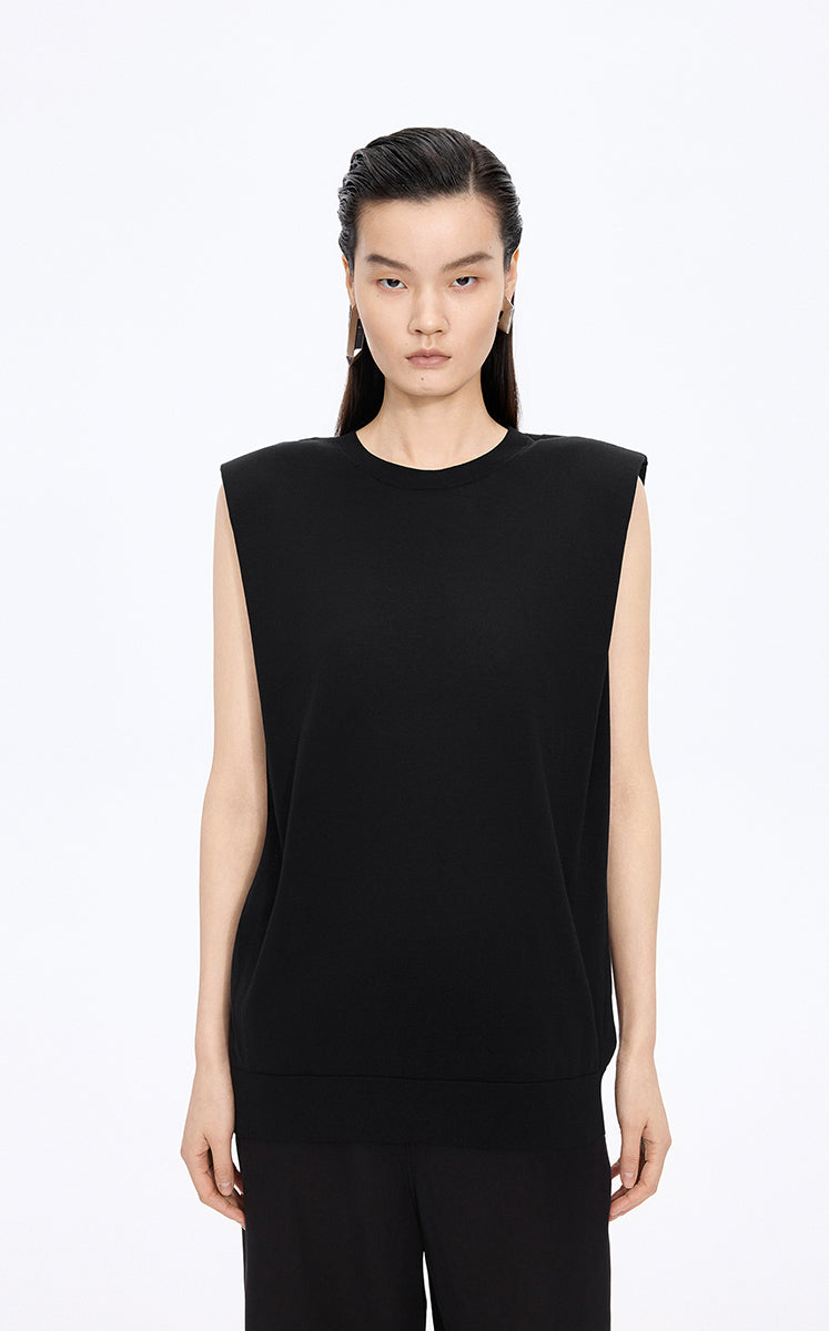 Tank Top / JNBY Silk-Touch Cotton Knit Tank