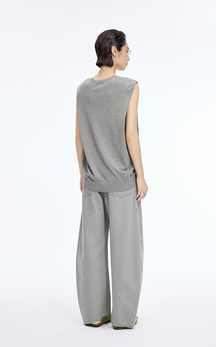 Tank Top / JNBY Silk-Touch Cotton Knit Tank
