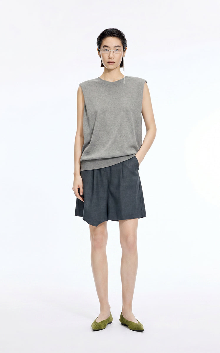 Tank Top / JNBY Silk-Touch Cotton Knit Tank