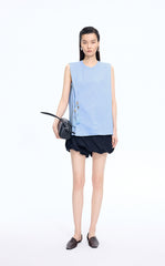 Top / JNBY Cotton Frog-Button Sleeveless Top