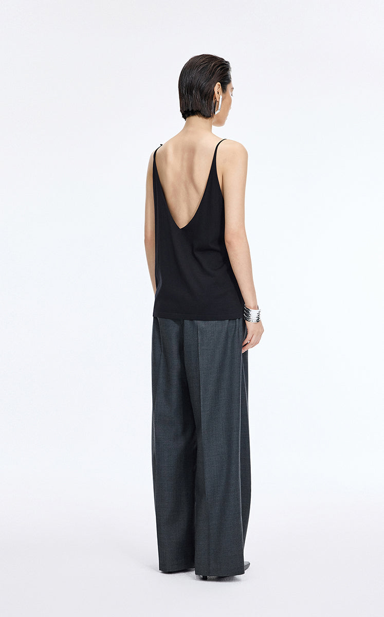 Top / JNBY Silk Knit V-Neck Camisole